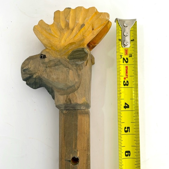 Hand Carved Wooden Walking Stick - Picture 15 of 16